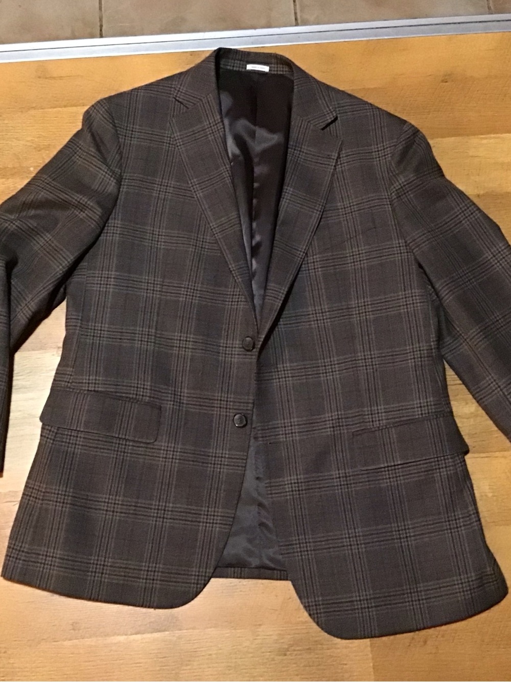 Joseph Abboud Brown Plaid Sport Coat